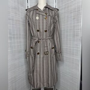 Tory Burch Printed Trench Coat